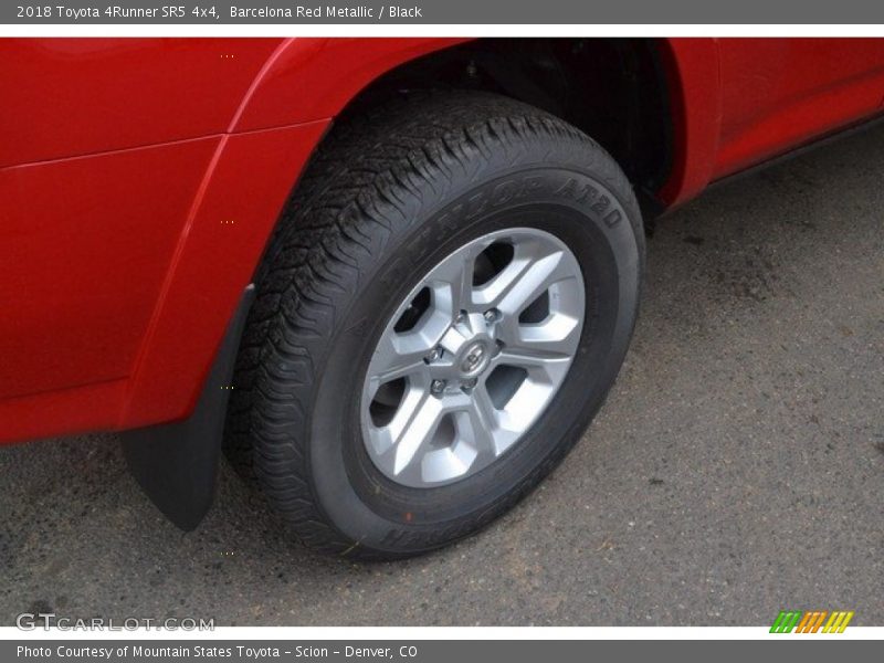 Barcelona Red Metallic / Black 2018 Toyota 4Runner SR5 4x4