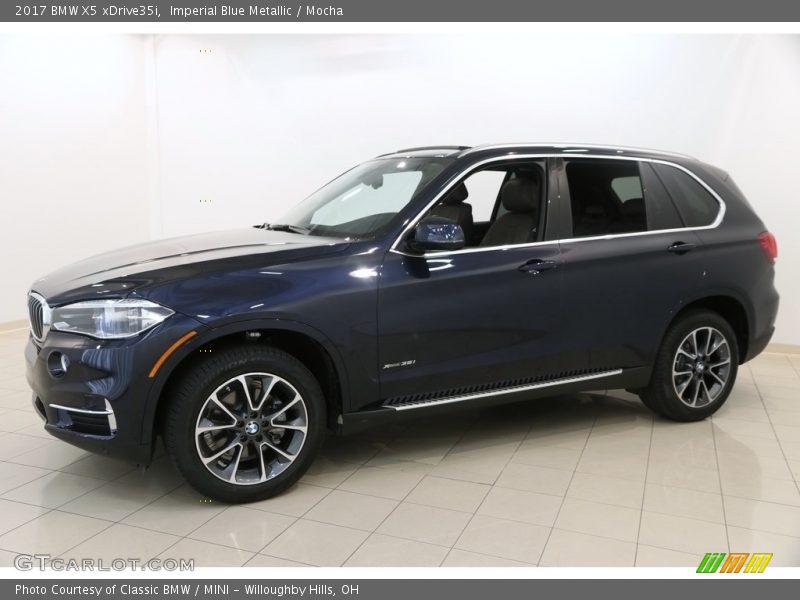 Imperial Blue Metallic / Mocha 2017 BMW X5 xDrive35i
