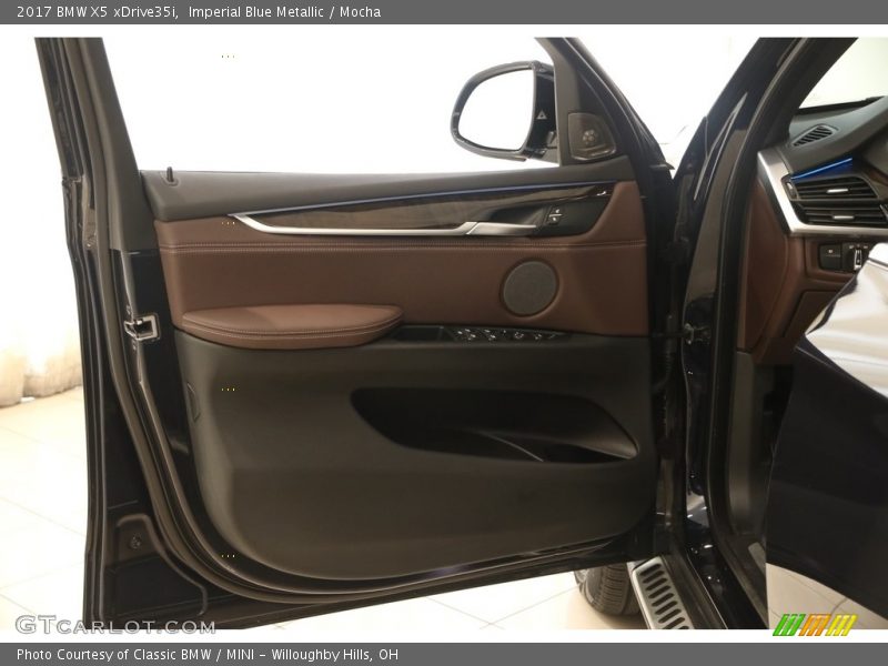 Imperial Blue Metallic / Mocha 2017 BMW X5 xDrive35i