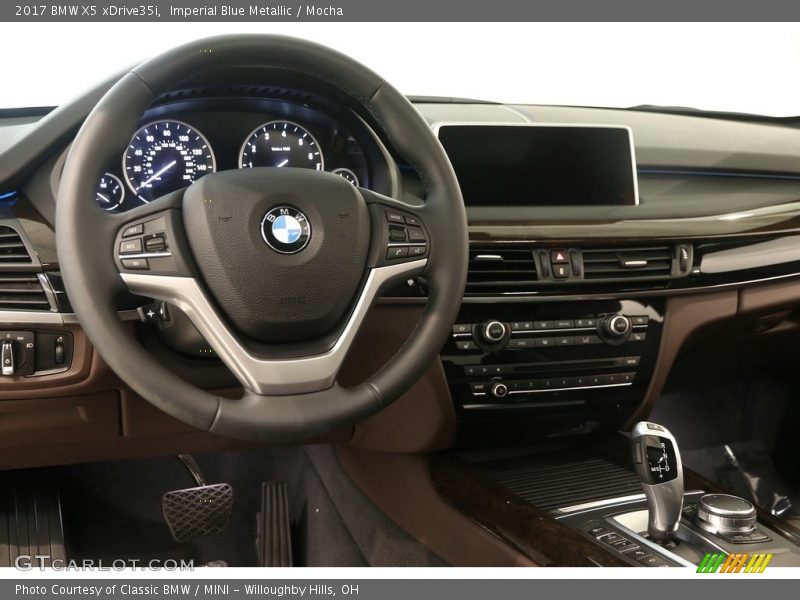 Imperial Blue Metallic / Mocha 2017 BMW X5 xDrive35i
