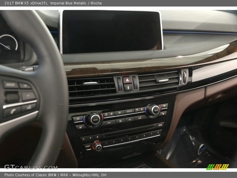 Imperial Blue Metallic / Mocha 2017 BMW X5 xDrive35i