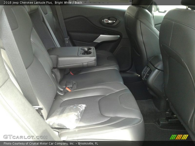 Bright White / Black 2018 Jeep Cherokee Latitude Plus