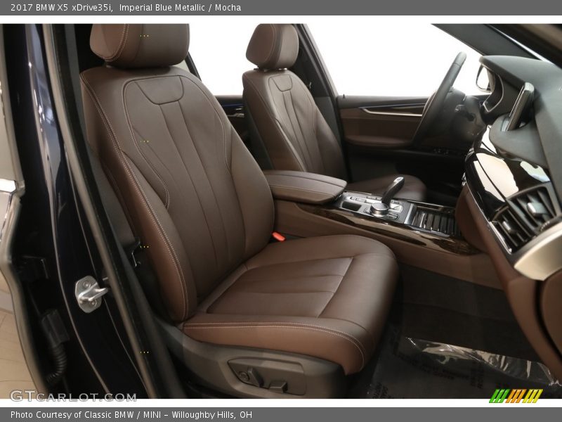 Imperial Blue Metallic / Mocha 2017 BMW X5 xDrive35i