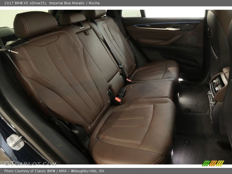 Imperial Blue Metallic / Mocha 2017 BMW X5 xDrive35i