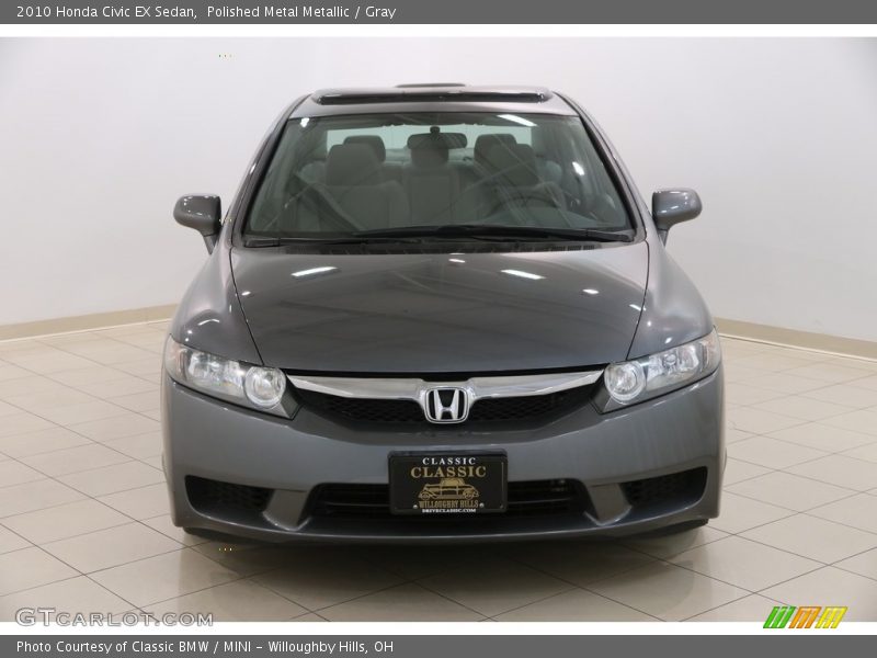 Polished Metal Metallic / Gray 2010 Honda Civic EX Sedan