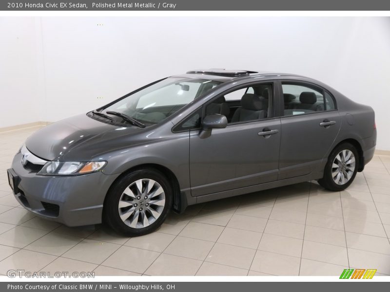 Polished Metal Metallic / Gray 2010 Honda Civic EX Sedan
