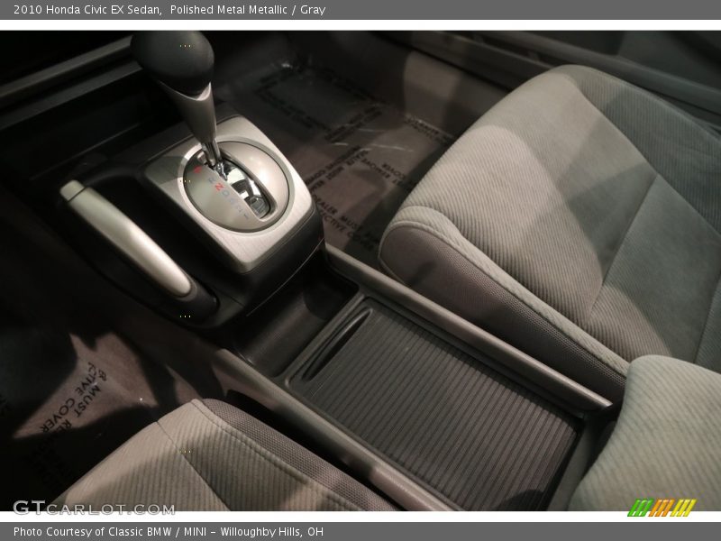 Polished Metal Metallic / Gray 2010 Honda Civic EX Sedan
