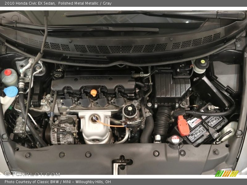 Polished Metal Metallic / Gray 2010 Honda Civic EX Sedan
