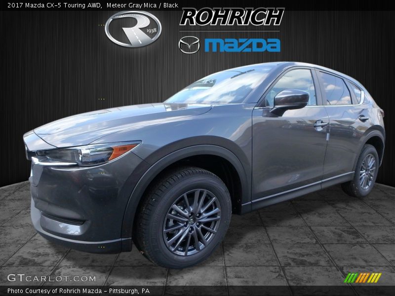 Meteor Gray Mica / Black 2017 Mazda CX-5 Touring AWD