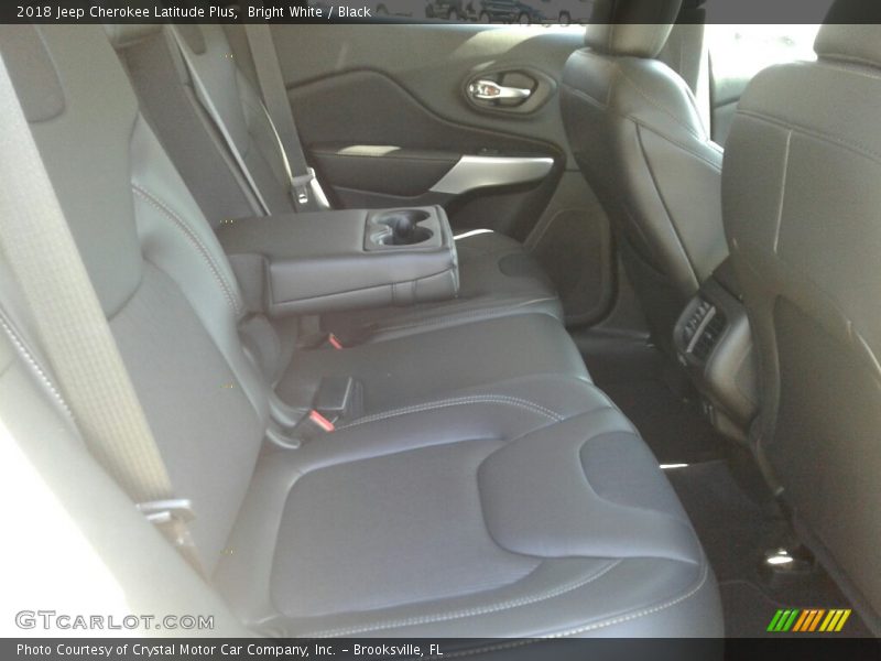 Bright White / Black 2018 Jeep Cherokee Latitude Plus