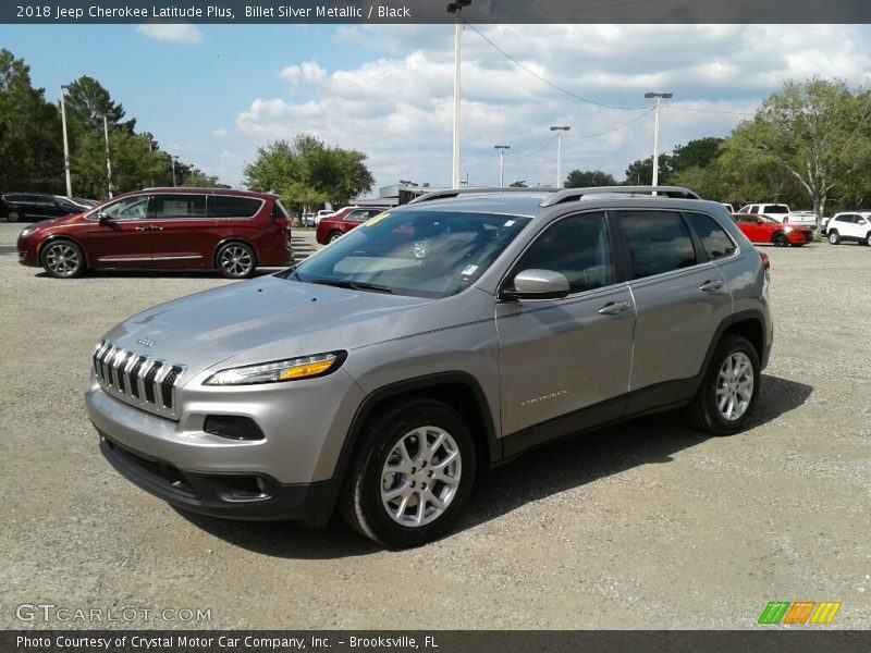 Billet Silver Metallic / Black 2018 Jeep Cherokee Latitude Plus