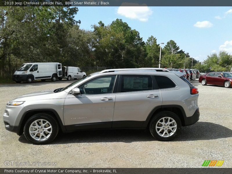 Billet Silver Metallic / Black 2018 Jeep Cherokee Latitude Plus
