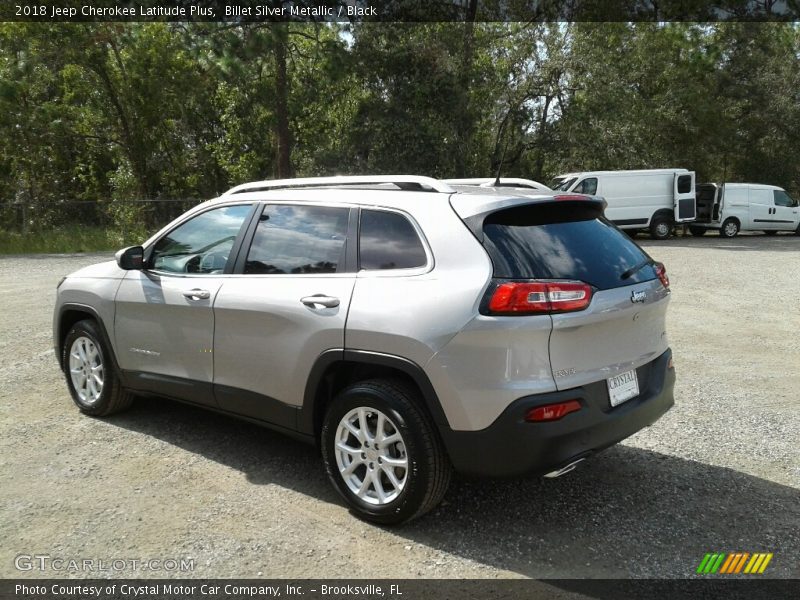 Billet Silver Metallic / Black 2018 Jeep Cherokee Latitude Plus