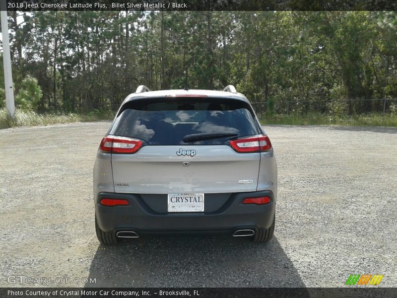 Billet Silver Metallic / Black 2018 Jeep Cherokee Latitude Plus