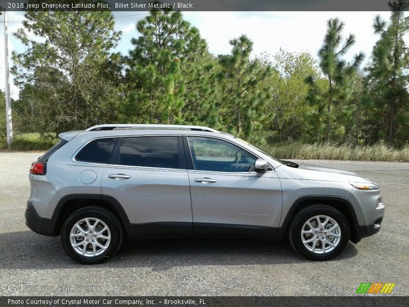 Billet Silver Metallic / Black 2018 Jeep Cherokee Latitude Plus