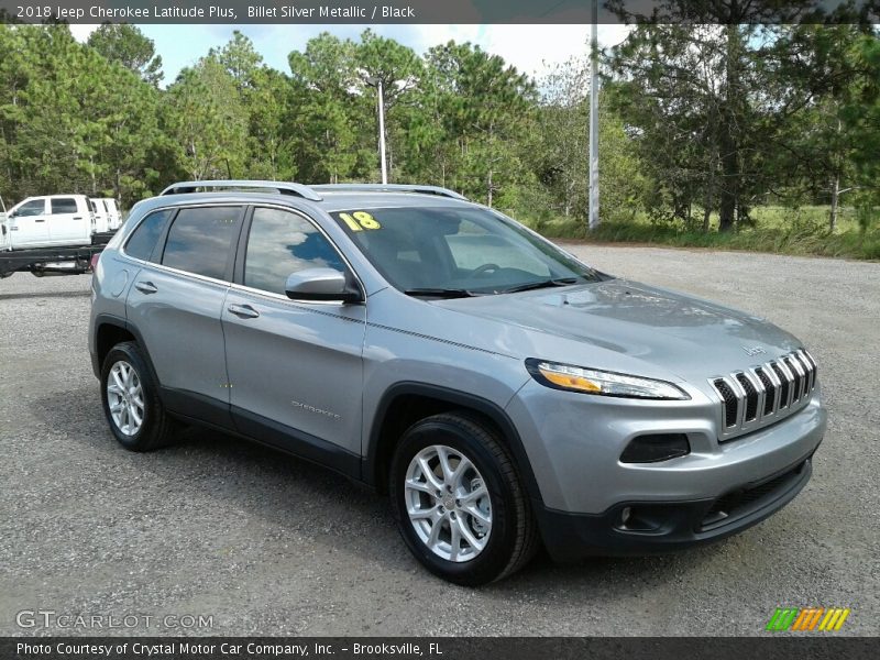 Billet Silver Metallic / Black 2018 Jeep Cherokee Latitude Plus