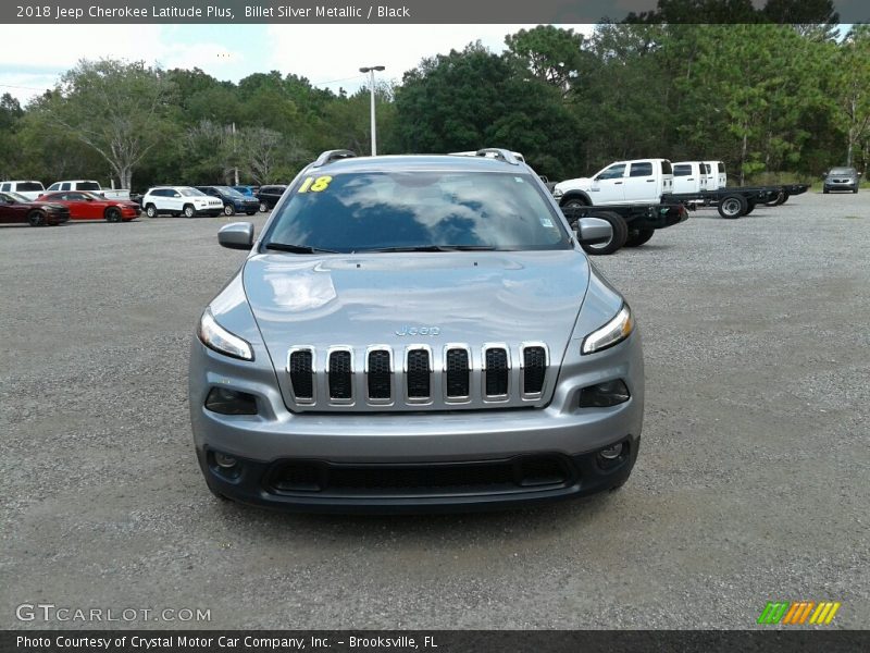 Billet Silver Metallic / Black 2018 Jeep Cherokee Latitude Plus