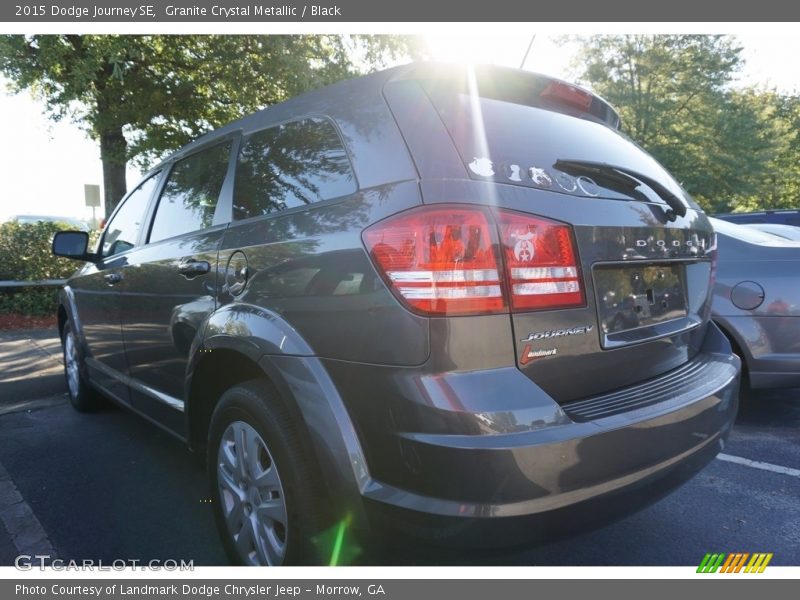 Granite Crystal Metallic / Black 2015 Dodge Journey SE