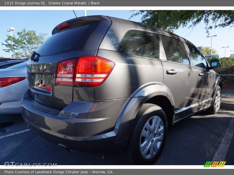 Granite Crystal Metallic / Black 2015 Dodge Journey SE