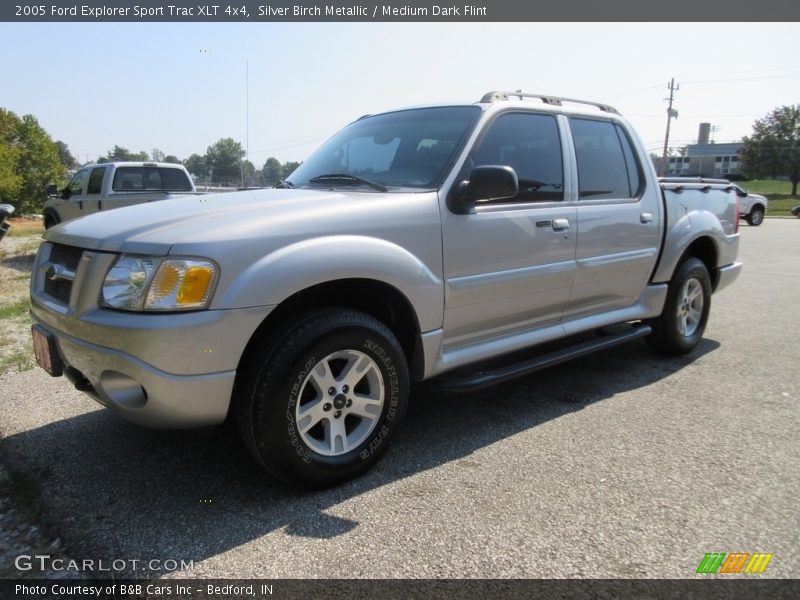 Silver Birch Metallic / Medium Dark Flint 2005 Ford Explorer Sport Trac XLT 4x4