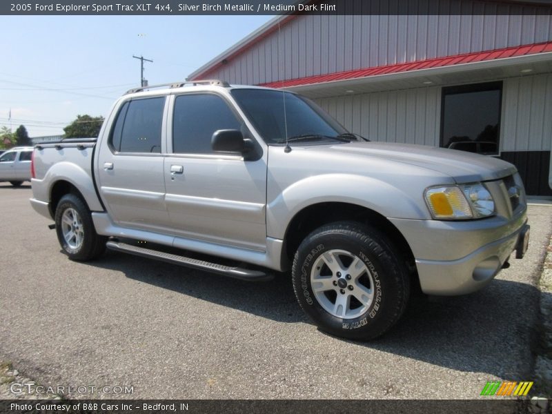 Silver Birch Metallic / Medium Dark Flint 2005 Ford Explorer Sport Trac XLT 4x4