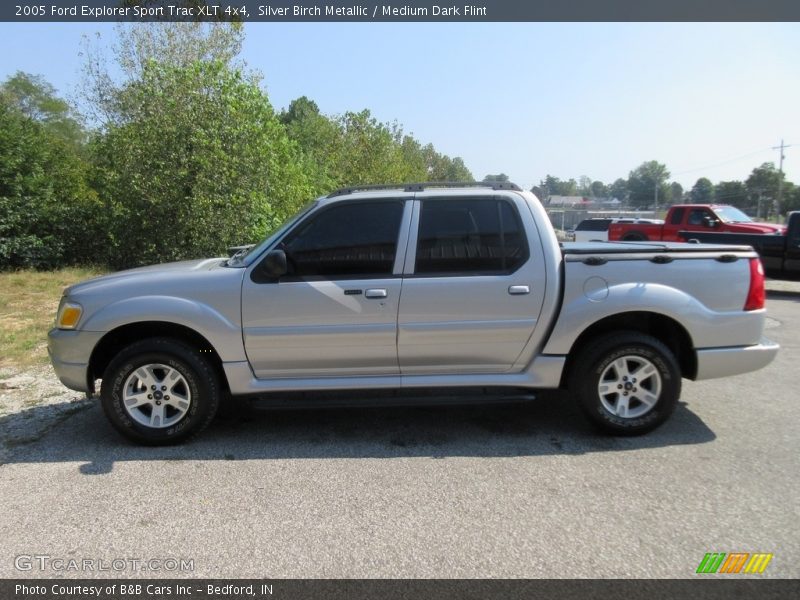 Silver Birch Metallic / Medium Dark Flint 2005 Ford Explorer Sport Trac XLT 4x4