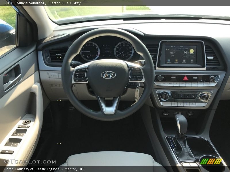 Electric Blue / Gray 2018 Hyundai Sonata SE