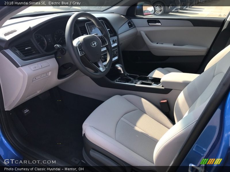 Electric Blue / Gray 2018 Hyundai Sonata SE