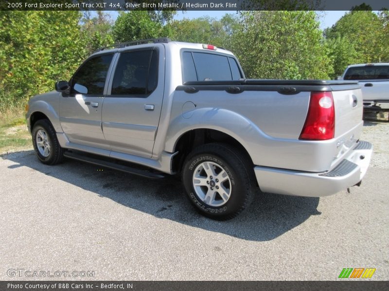 Silver Birch Metallic / Medium Dark Flint 2005 Ford Explorer Sport Trac XLT 4x4