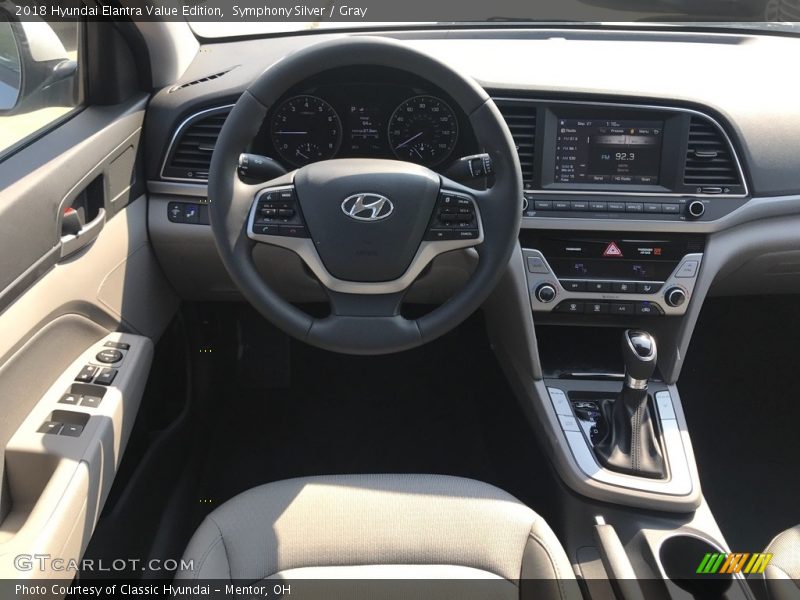 Symphony Silver / Gray 2018 Hyundai Elantra Value Edition