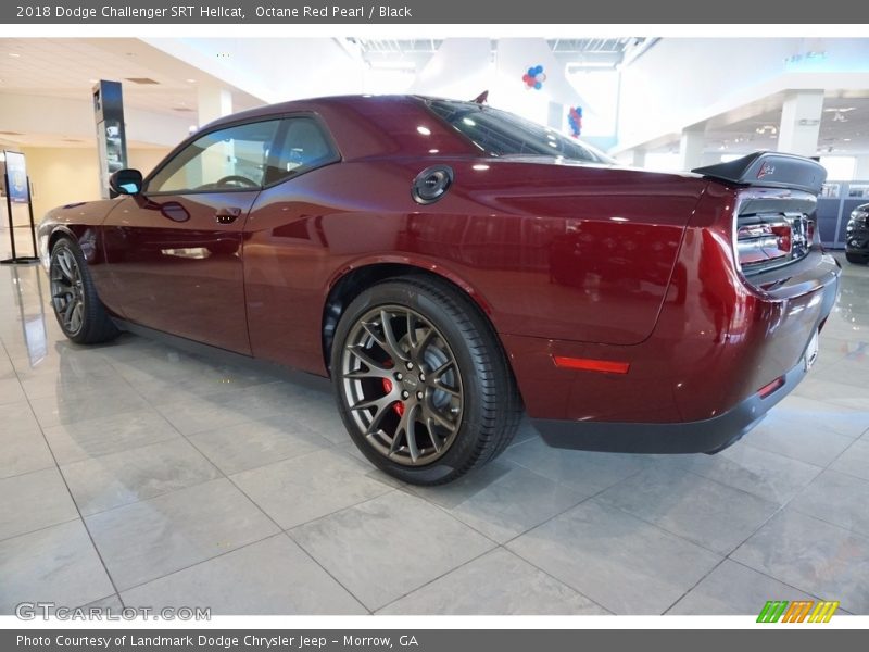 Octane Red Pearl / Black 2018 Dodge Challenger SRT Hellcat