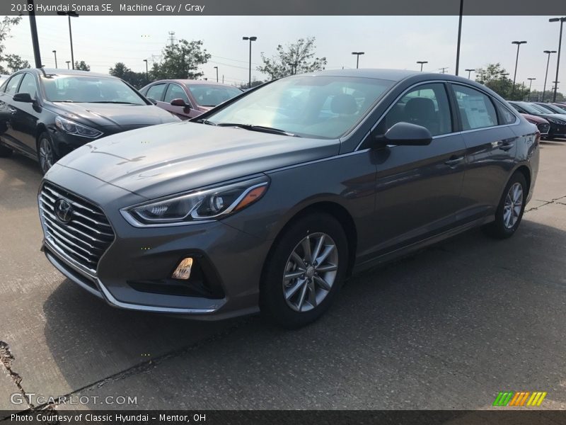 Machine Gray / Gray 2018 Hyundai Sonata SE