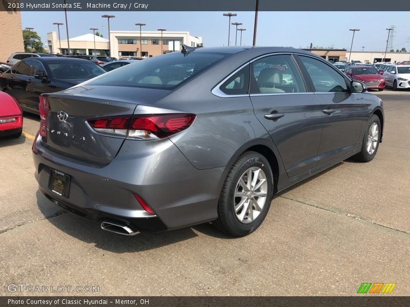 Machine Gray / Gray 2018 Hyundai Sonata SE