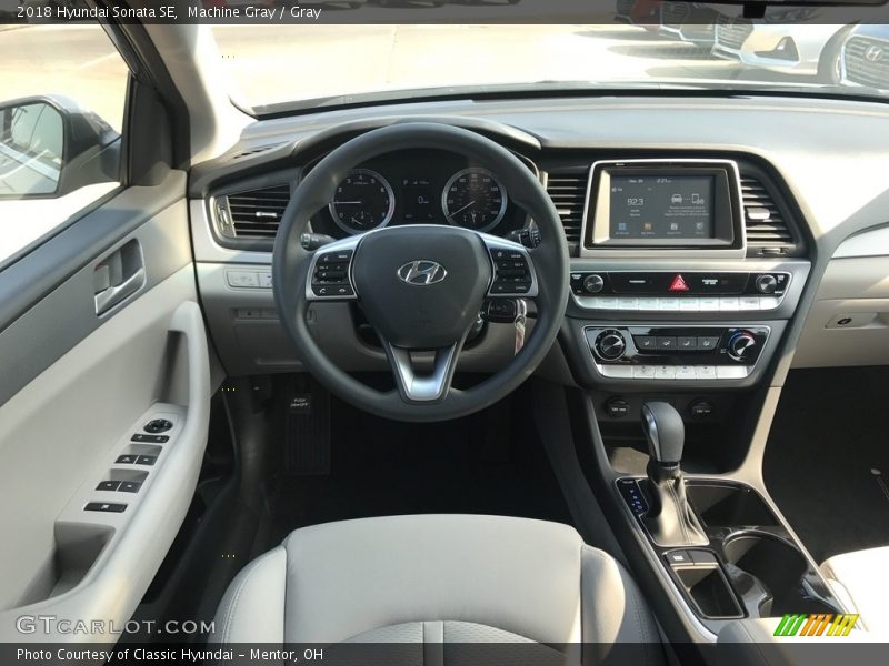 Machine Gray / Gray 2018 Hyundai Sonata SE