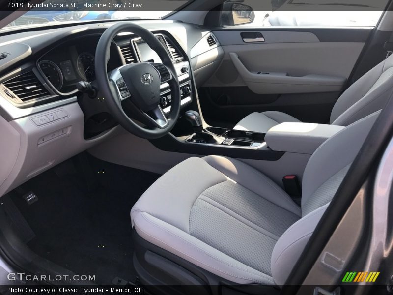 Machine Gray / Gray 2018 Hyundai Sonata SE
