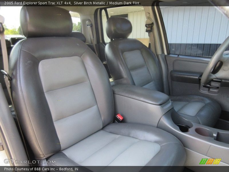 Silver Birch Metallic / Medium Dark Flint 2005 Ford Explorer Sport Trac XLT 4x4