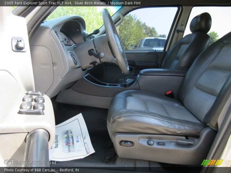 Silver Birch Metallic / Medium Dark Flint 2005 Ford Explorer Sport Trac XLT 4x4