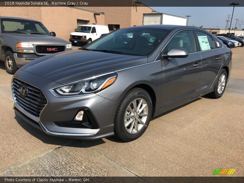 Machine Gray / Gray 2018 Hyundai Sonata SE