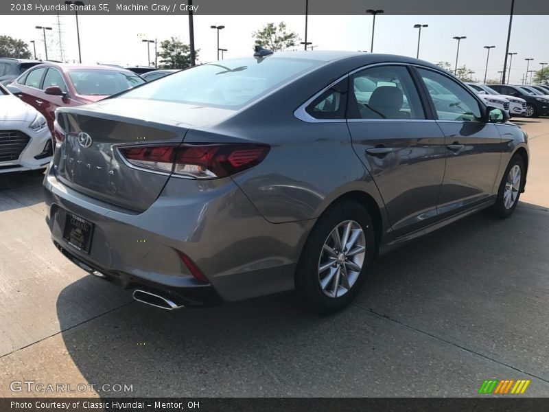 Machine Gray / Gray 2018 Hyundai Sonata SE