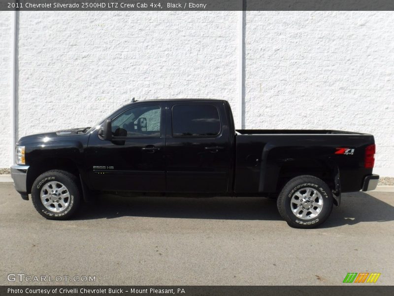 Black / Ebony 2011 Chevrolet Silverado 2500HD LTZ Crew Cab 4x4