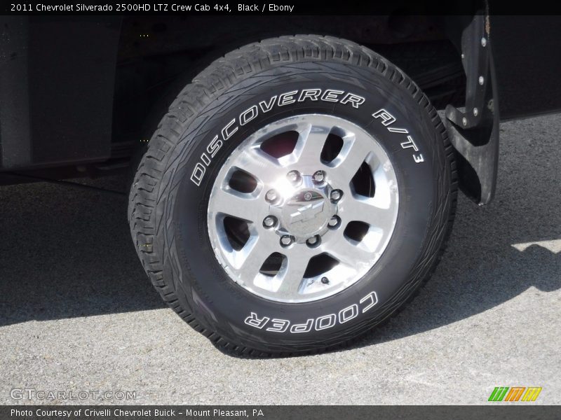 Black / Ebony 2011 Chevrolet Silverado 2500HD LTZ Crew Cab 4x4