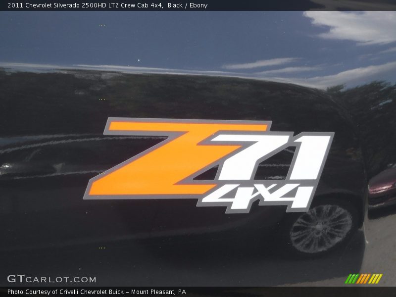 Black / Ebony 2011 Chevrolet Silverado 2500HD LTZ Crew Cab 4x4