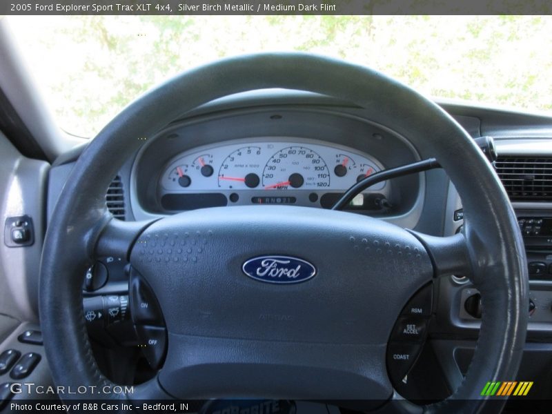 Silver Birch Metallic / Medium Dark Flint 2005 Ford Explorer Sport Trac XLT 4x4