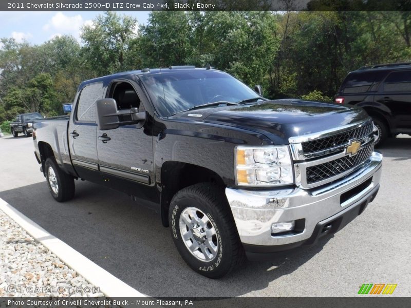 Black / Ebony 2011 Chevrolet Silverado 2500HD LTZ Crew Cab 4x4