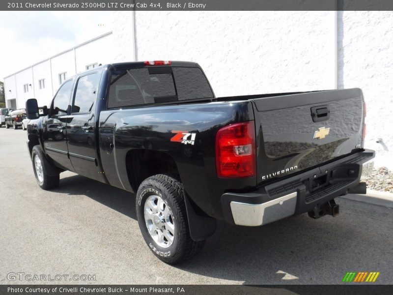 Black / Ebony 2011 Chevrolet Silverado 2500HD LTZ Crew Cab 4x4