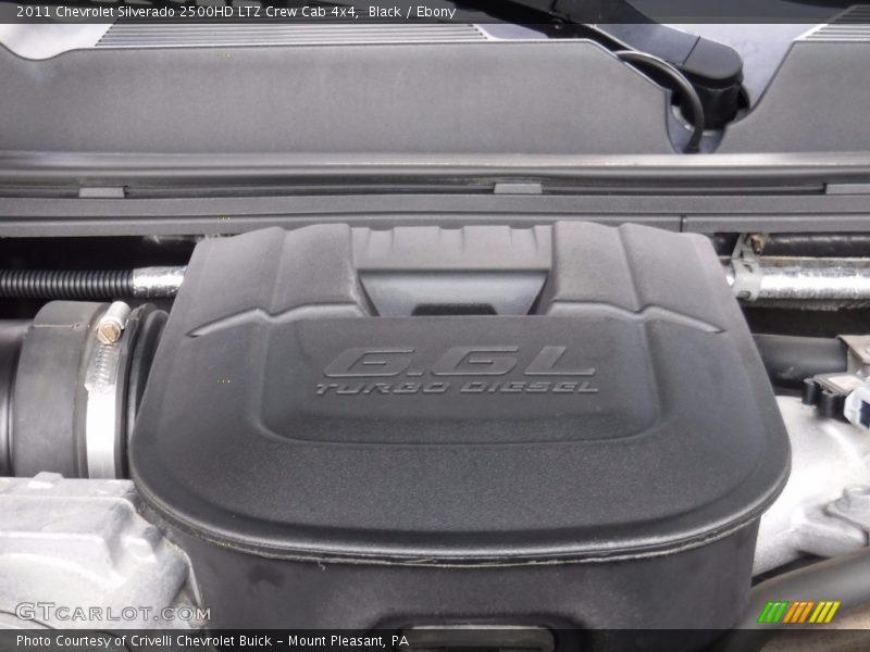 Black / Ebony 2011 Chevrolet Silverado 2500HD LTZ Crew Cab 4x4