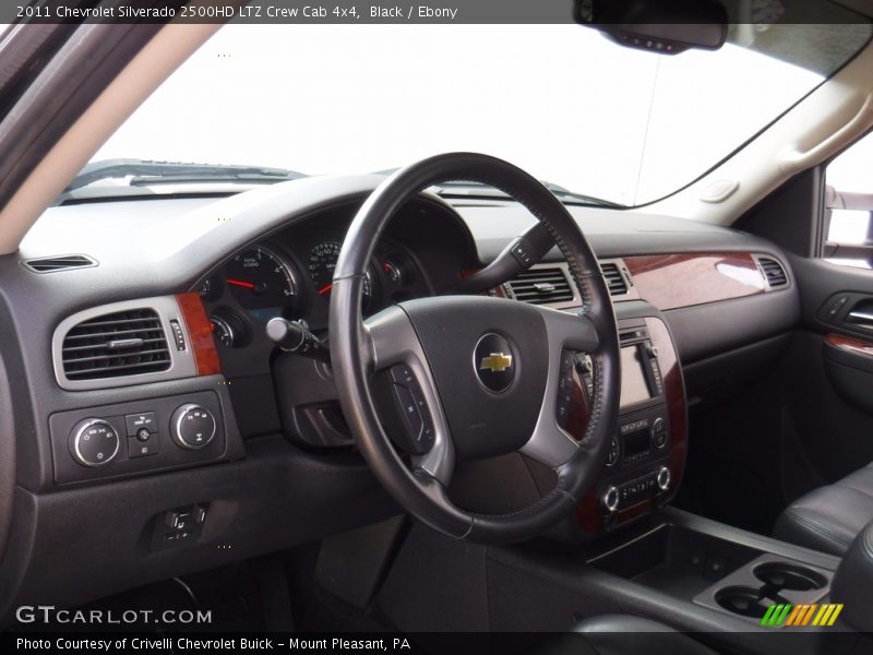 Black / Ebony 2011 Chevrolet Silverado 2500HD LTZ Crew Cab 4x4