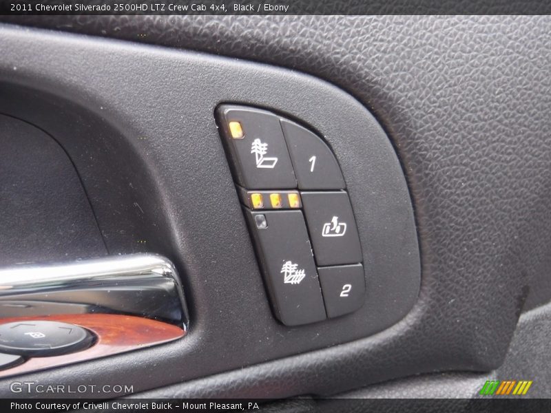 Black / Ebony 2011 Chevrolet Silverado 2500HD LTZ Crew Cab 4x4