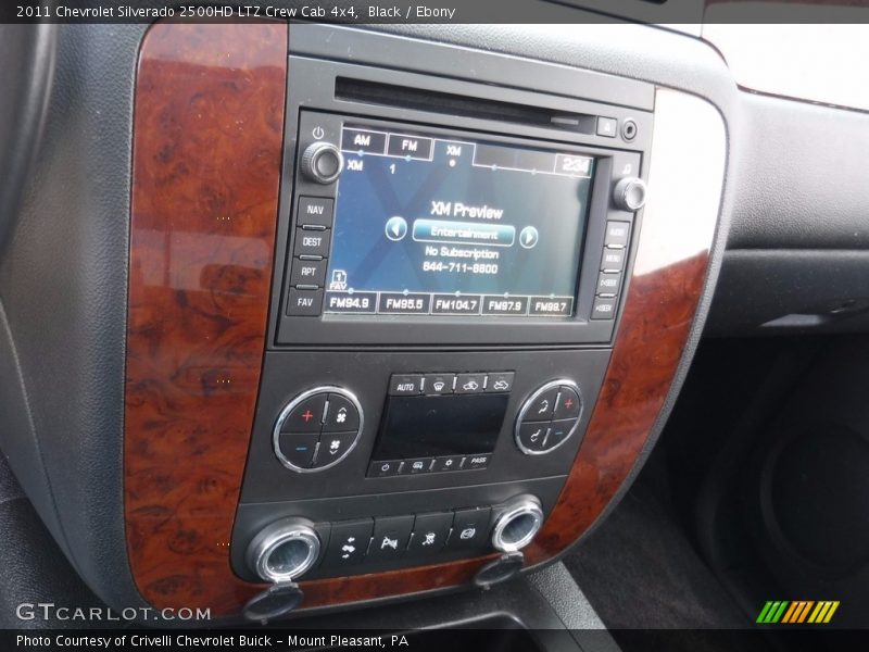 Black / Ebony 2011 Chevrolet Silverado 2500HD LTZ Crew Cab 4x4