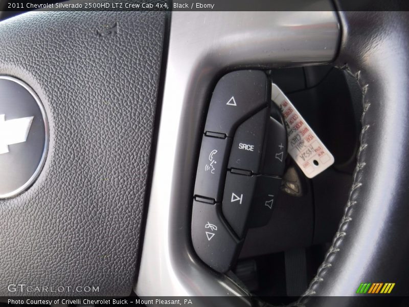 Black / Ebony 2011 Chevrolet Silverado 2500HD LTZ Crew Cab 4x4
